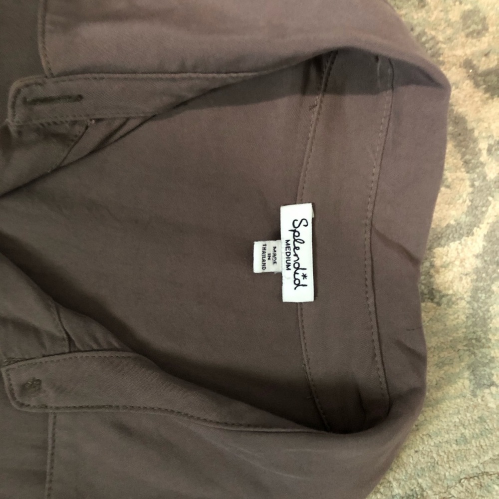 Splendid Button Down Designer Dress - image 3